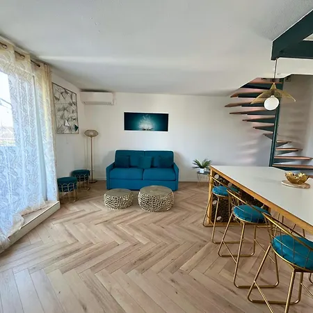 Evasion Chic - Duplex 70 M2 Climatise Avec Terrasse Et Parking Lattes